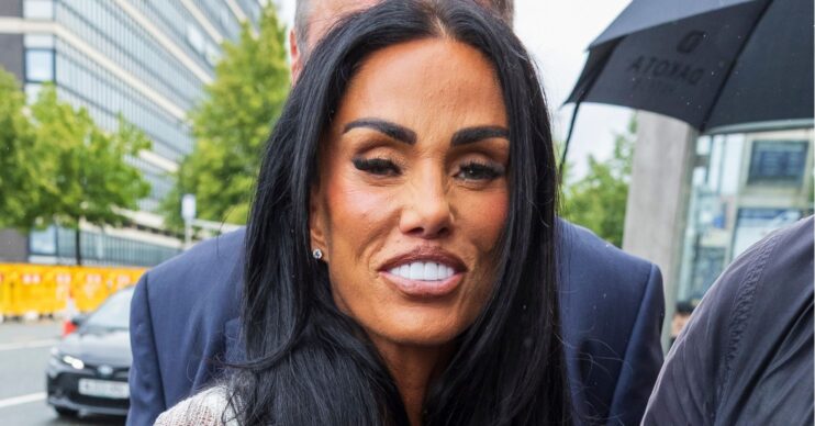 Katie Price smiling