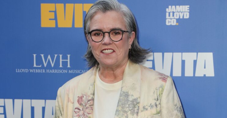 Rosie O'Donnell smiling