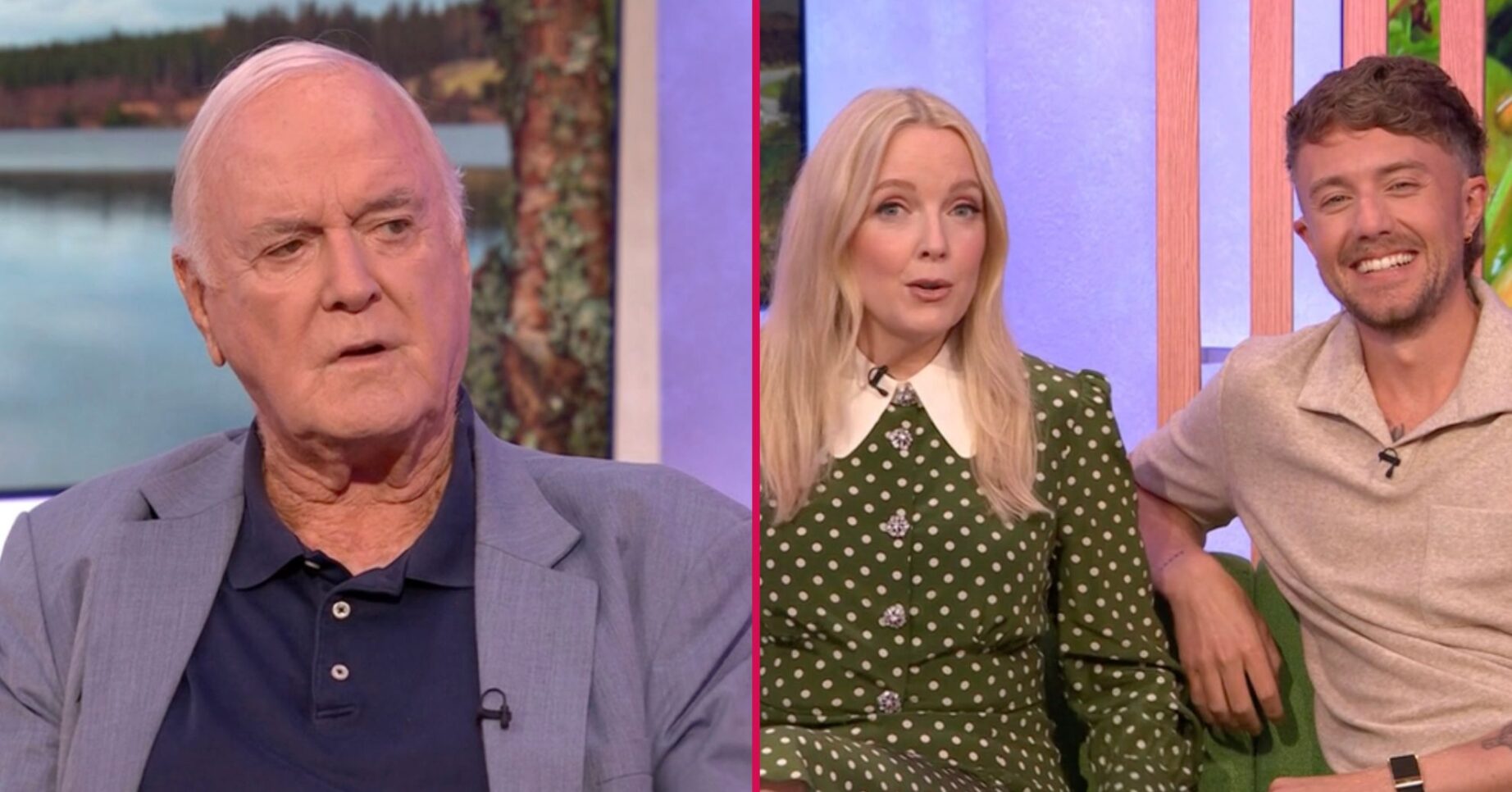 John Cleese on The One Show/Lauren Laverne and Roman Kemp hosting The One Show