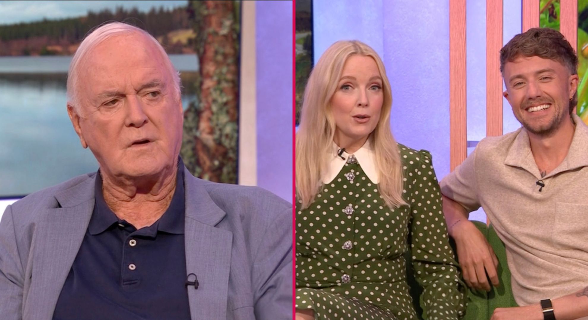 The One Show viewers cringing as guest John Cleese asks who hosts Roman Kemp and Lauren Laverne are in ‘incredibly awkward’ live TV moment