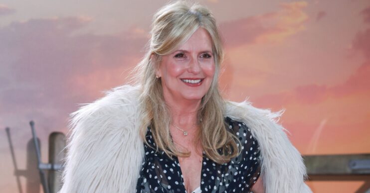 Penny Lancaster smiling