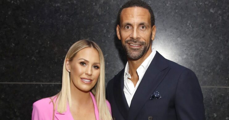 Kate and Rio Ferdinand smiling