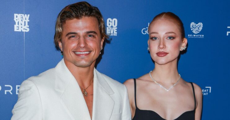 Nikita Kuzmin and Lauren Jaine on the red carpet
