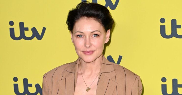 Emma Willis on the red carpet