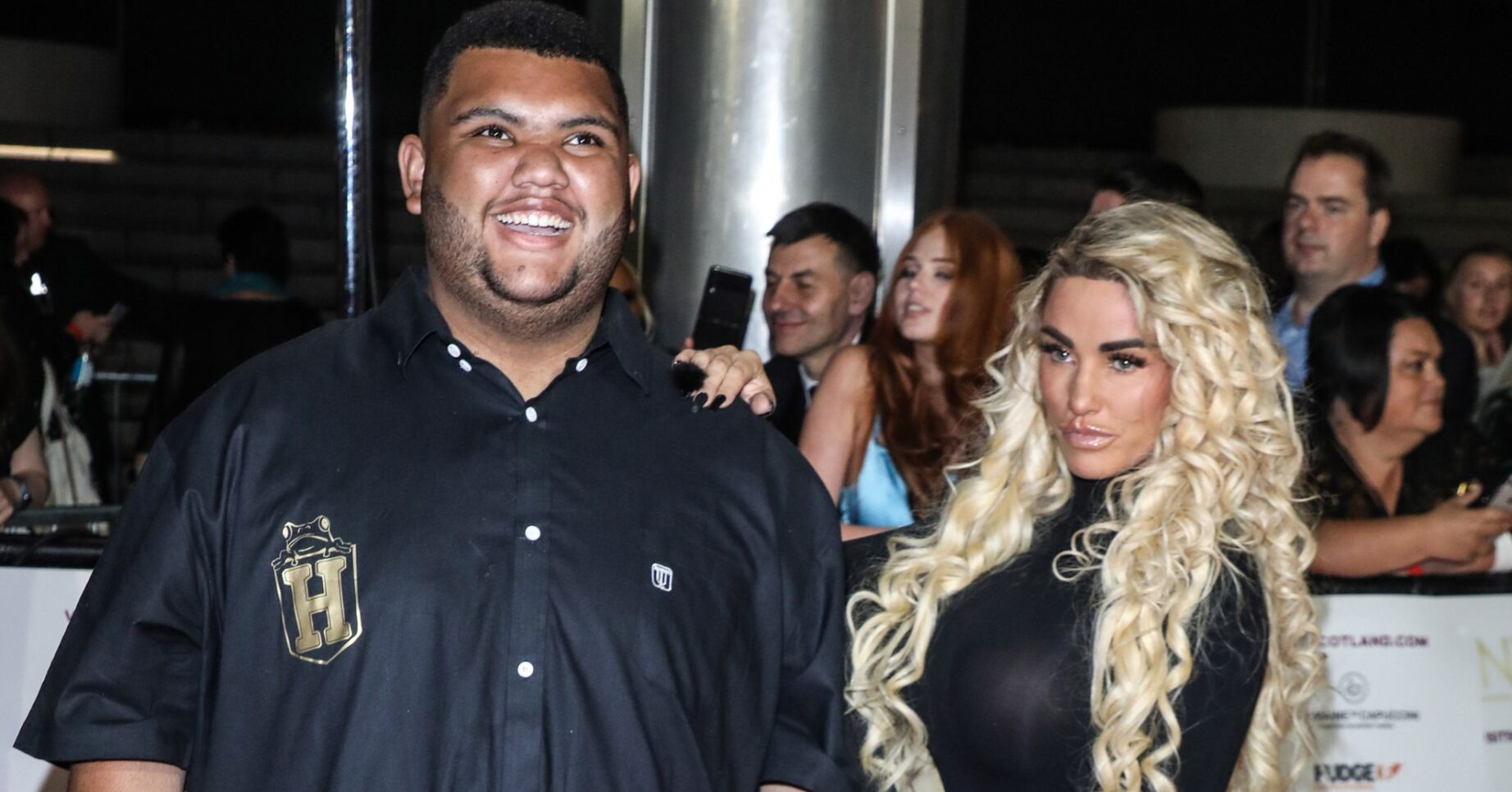 Harvey and Katie Price on the red carpet