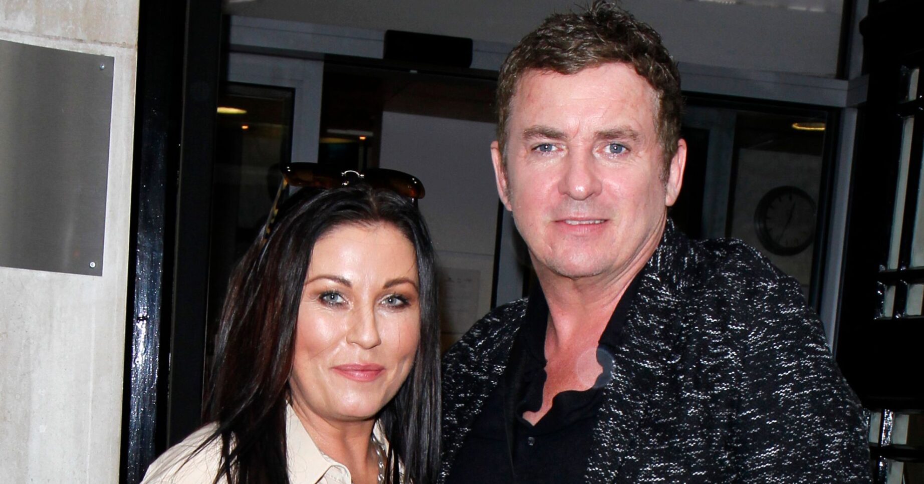 Jessie Wallace and Shane Richie smiling