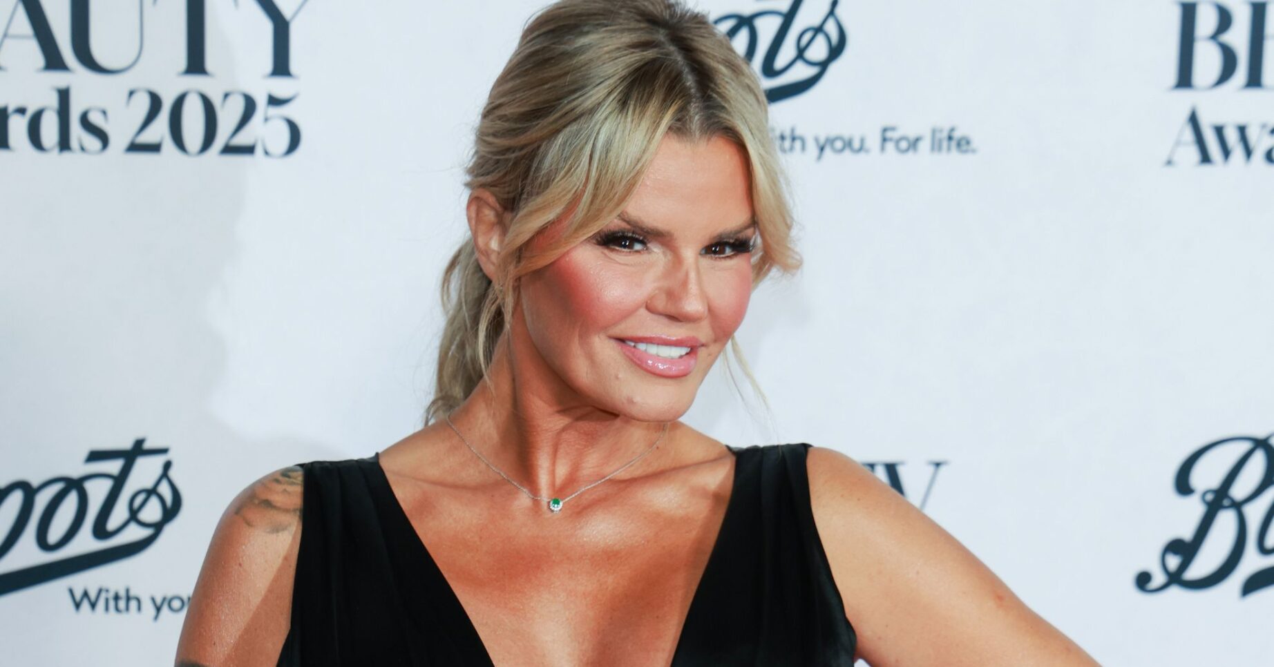 Kerry Katona smiling