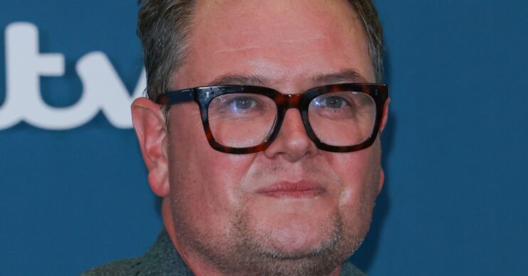 Alan Carr on the red carpet