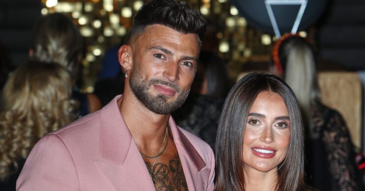 Jake Quickenden and ex-wife Sophie on the red carpet