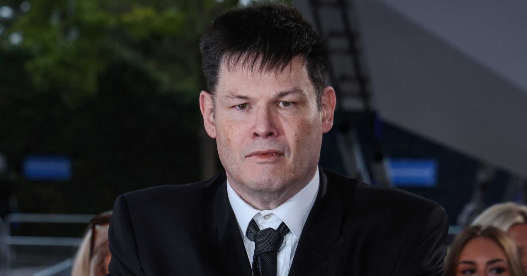 Mark Labbett on the red carpet