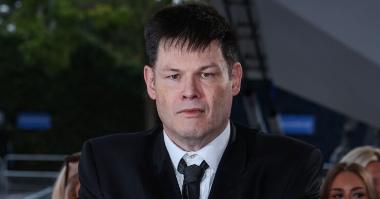 Mark Labbett on the red carpet