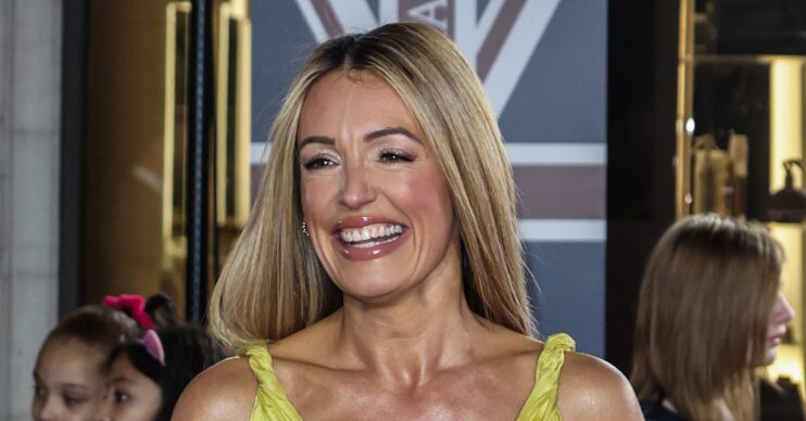 Cat Deeley smiling at Pride of Britain Awards