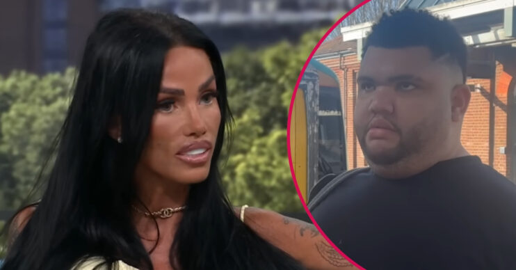 ED composite of Katie Price on This Morning and son Harvey in YouTube clip