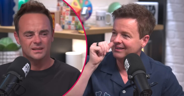 ED composite of Ant McPartlin and Dec Donnelly on podcast