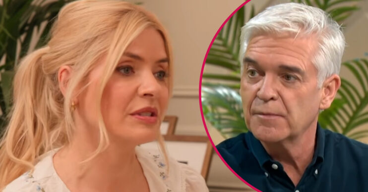 ED composite of Holly Willoughby on her show Together and Phillip Schofield on Lorraine