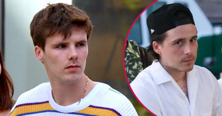 ED composite of Cruz and Brooklyn Beckham during different appearances