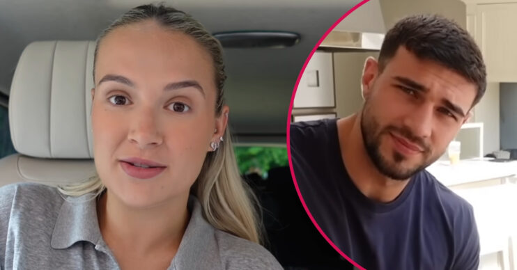 ED composite of Molly-Mae Hague and Tommy Fury in YouTube vlog
