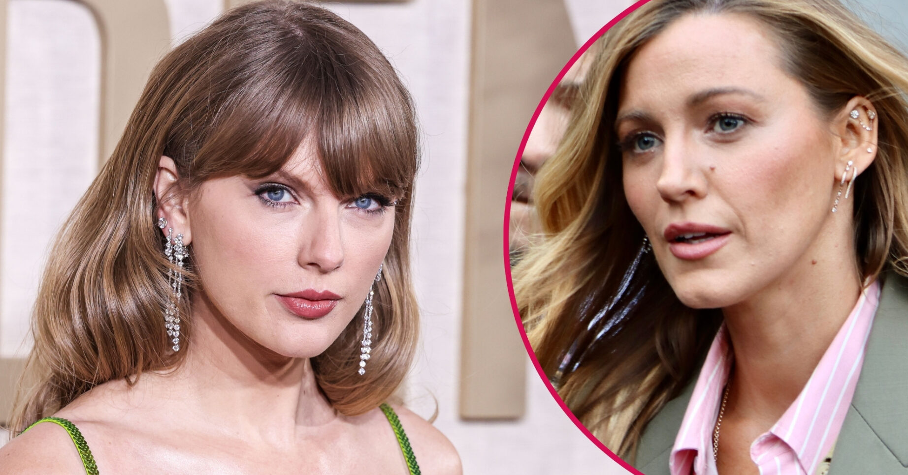 ED composite of Taylor Swift and Blake Lively during different outings