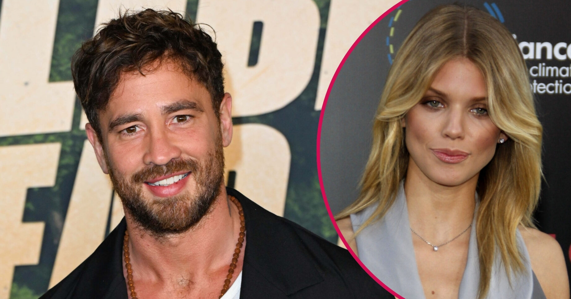 Danny Cipriani and AnnaLynne McCord smiling at different events