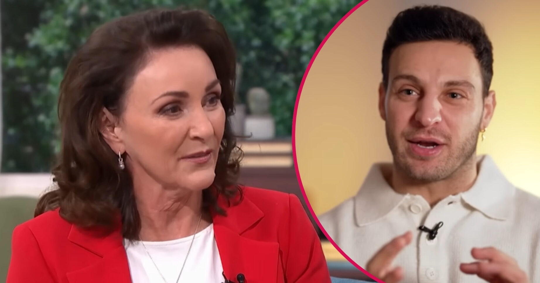 ED composite of Strictly star Shirley Ballas on This Morning and Vito Coppola in BBC video
