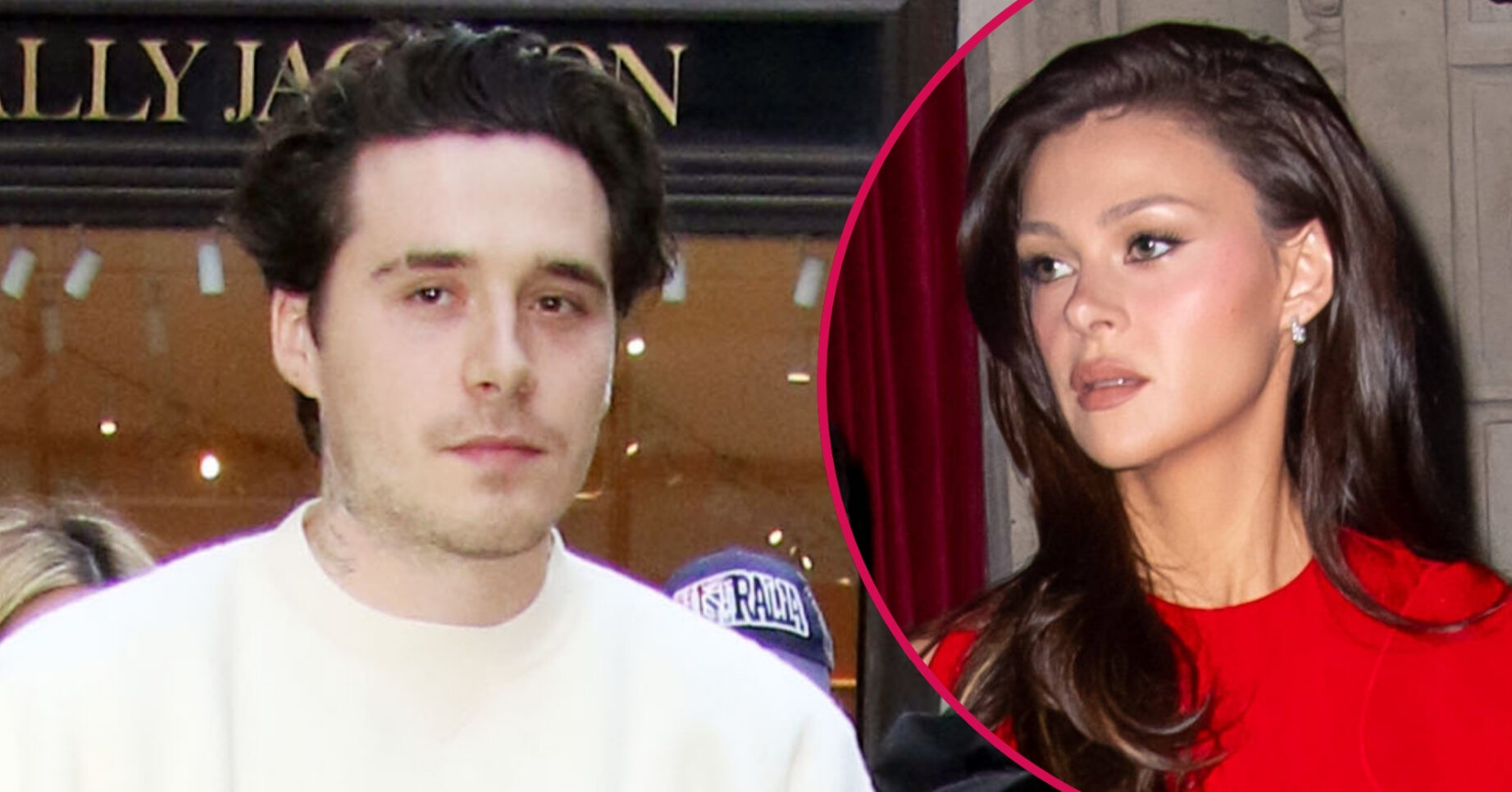 ED composite of Brooklyn Beckham and Nicola Peltz on different outings