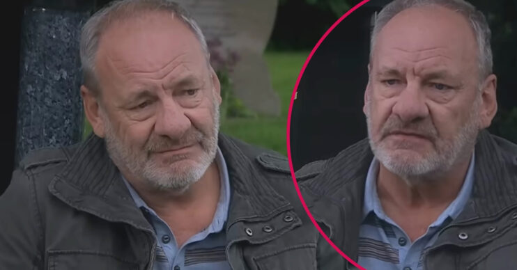ED comp: Jimmy King sad / conversation with Charity in Emmerdale