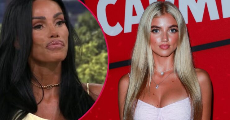 Katie Price on This Morning / Princess Andre looking in front
