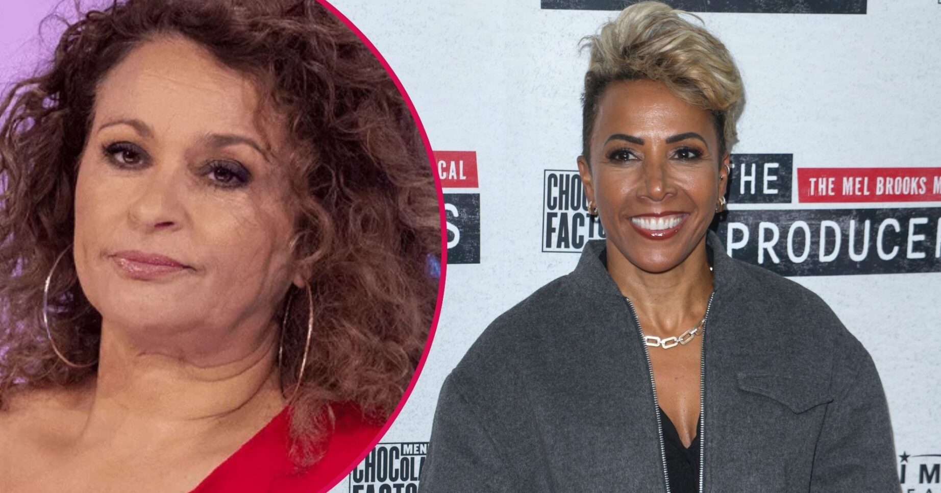Nadia Sawalha on Loose Women/Dame Kelly Holmes smiling