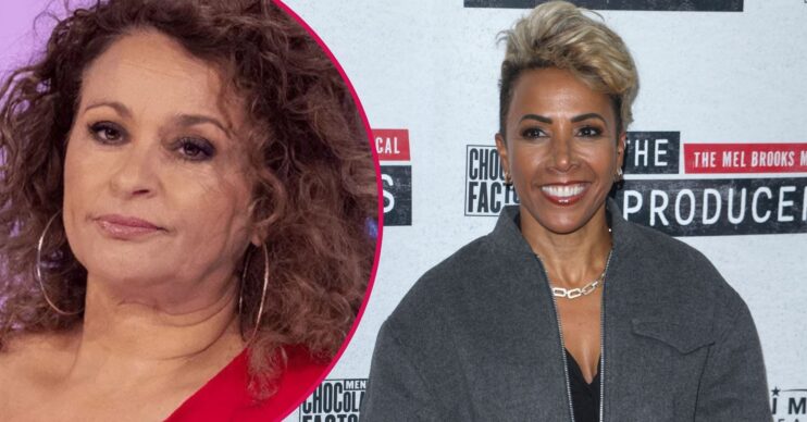 Nadia Sawalha on Loose Women/Dame Kelly Holmes smiling