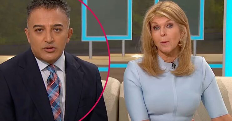 Adil Ray and Kate Garraway on GMB