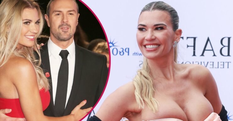 Paddy and Christine McGuinness on the red carpet / Christine McGuinness smiling