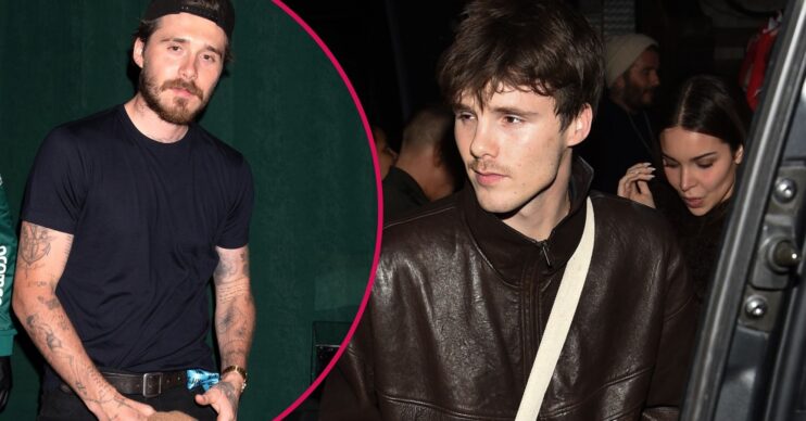 Brooklyn Beckham and Cruz Beckham
