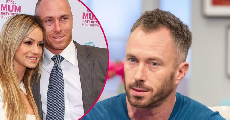 James and Ola Jordan on the red carpet/James Jordan on Lorraine