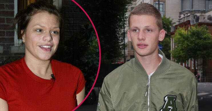 Jade Goody smiling/Freddy Brazier looking in front