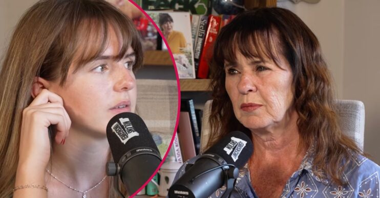 Ciara and Coleen Nolan on their podcast
