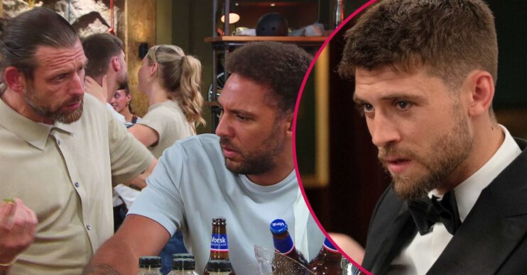 Billy, Joe and Kev in Emmerdale (Credit: ITV)