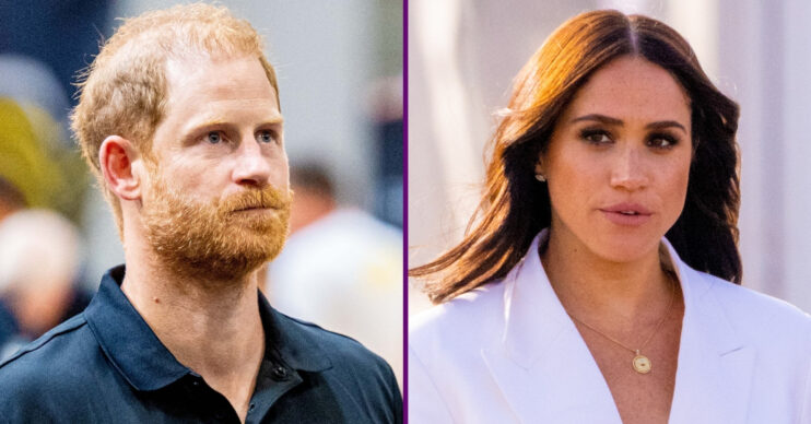 RI composite of Prince Harry and Meghan Markle at Invictus Games events