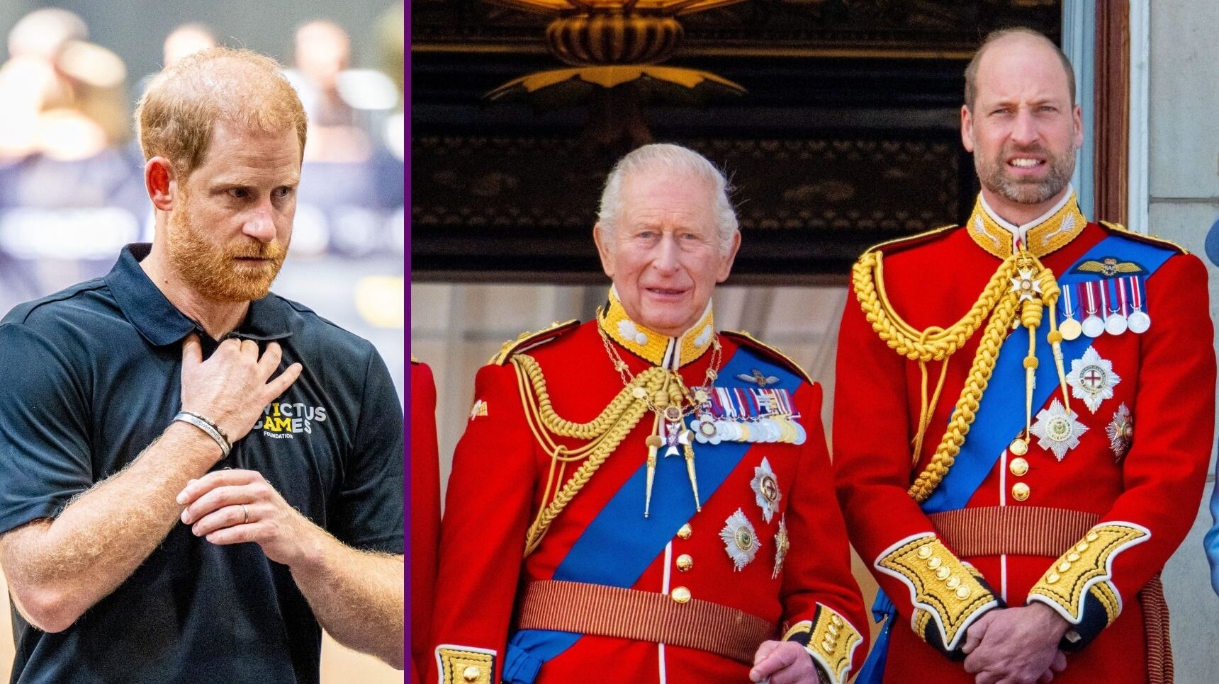 Prince Harry / King Charles & Prince William