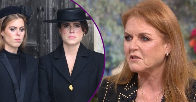 Princess Beatrice and Eugenie at the Queen's funeral / Sarah Ferguson on This Morning