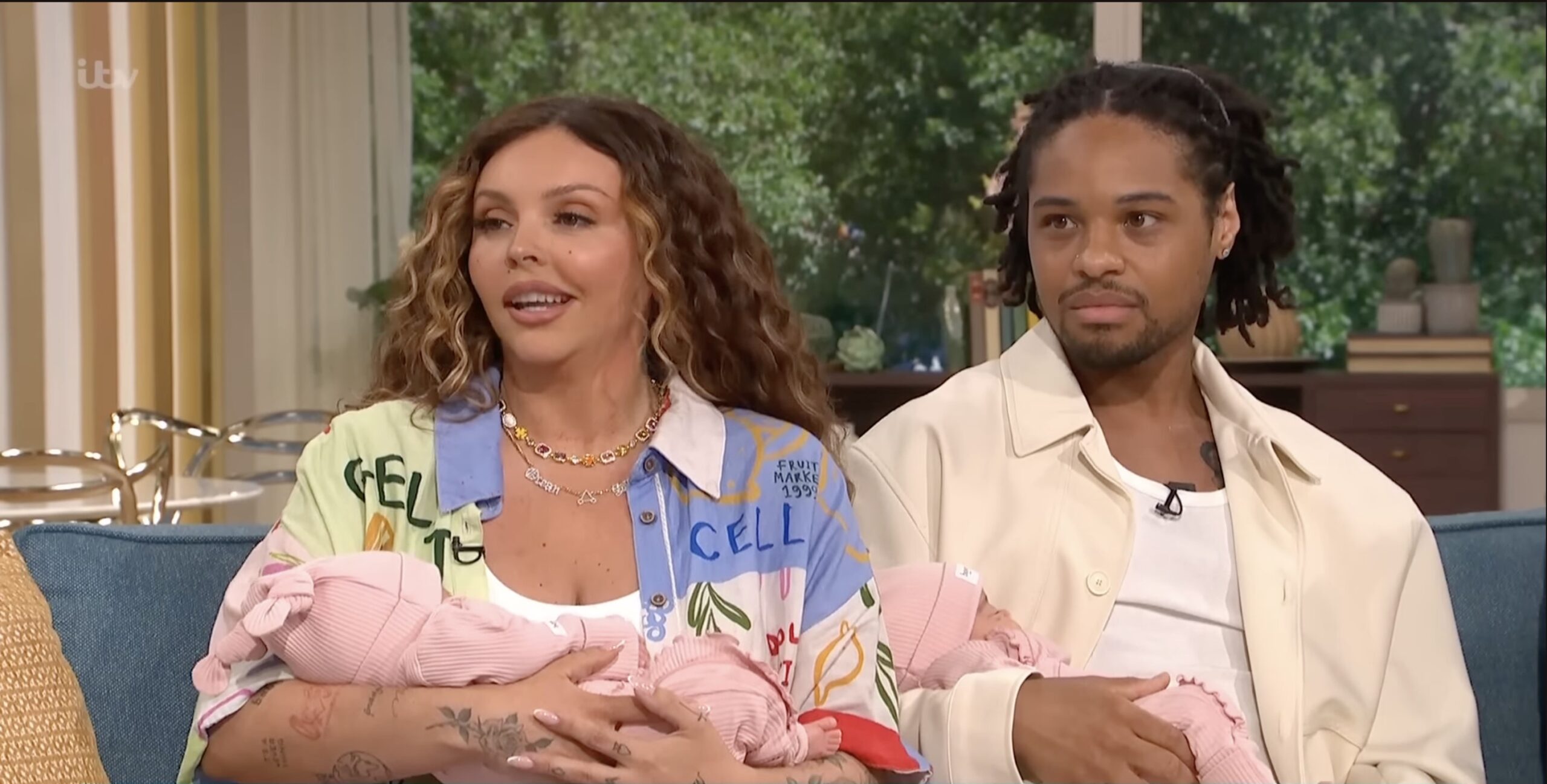 Jesy Nelson and Zion Foster on This Morning