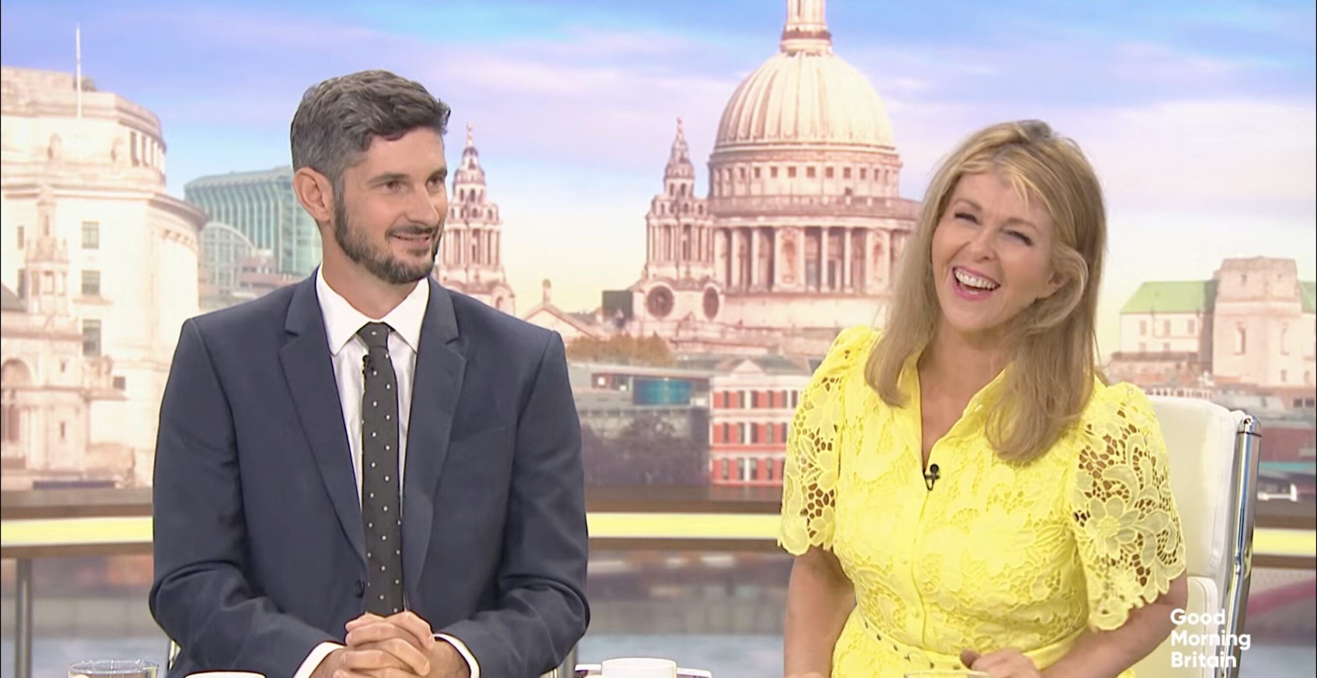 Tom Swarbrick and Kate Garraway on GMB
