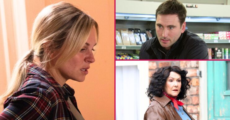 Corrie split pic (Credit: ITV/compEntertainmentDaily)