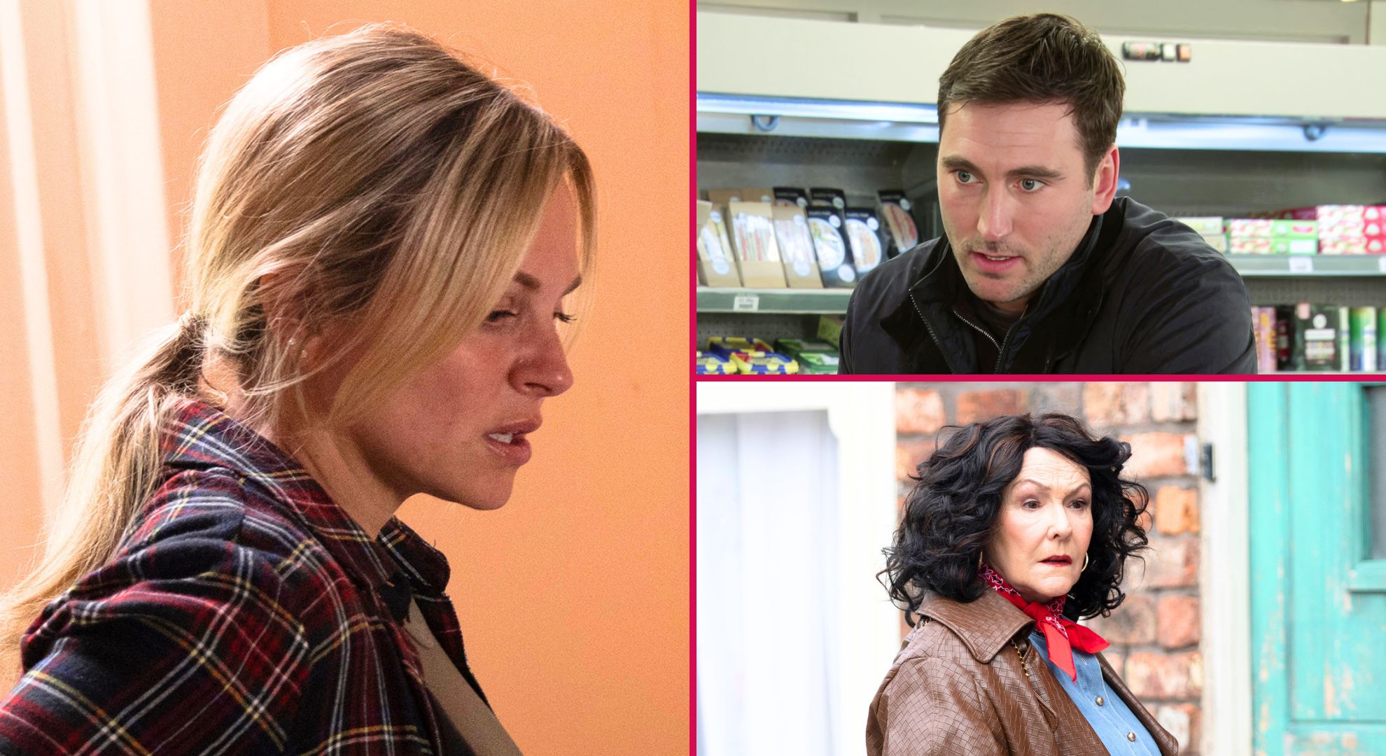 Coronation Street spoilers for next week: Sarah is in danger as Kacey turns violent and a mysterious newcomer causes a stir on the Street