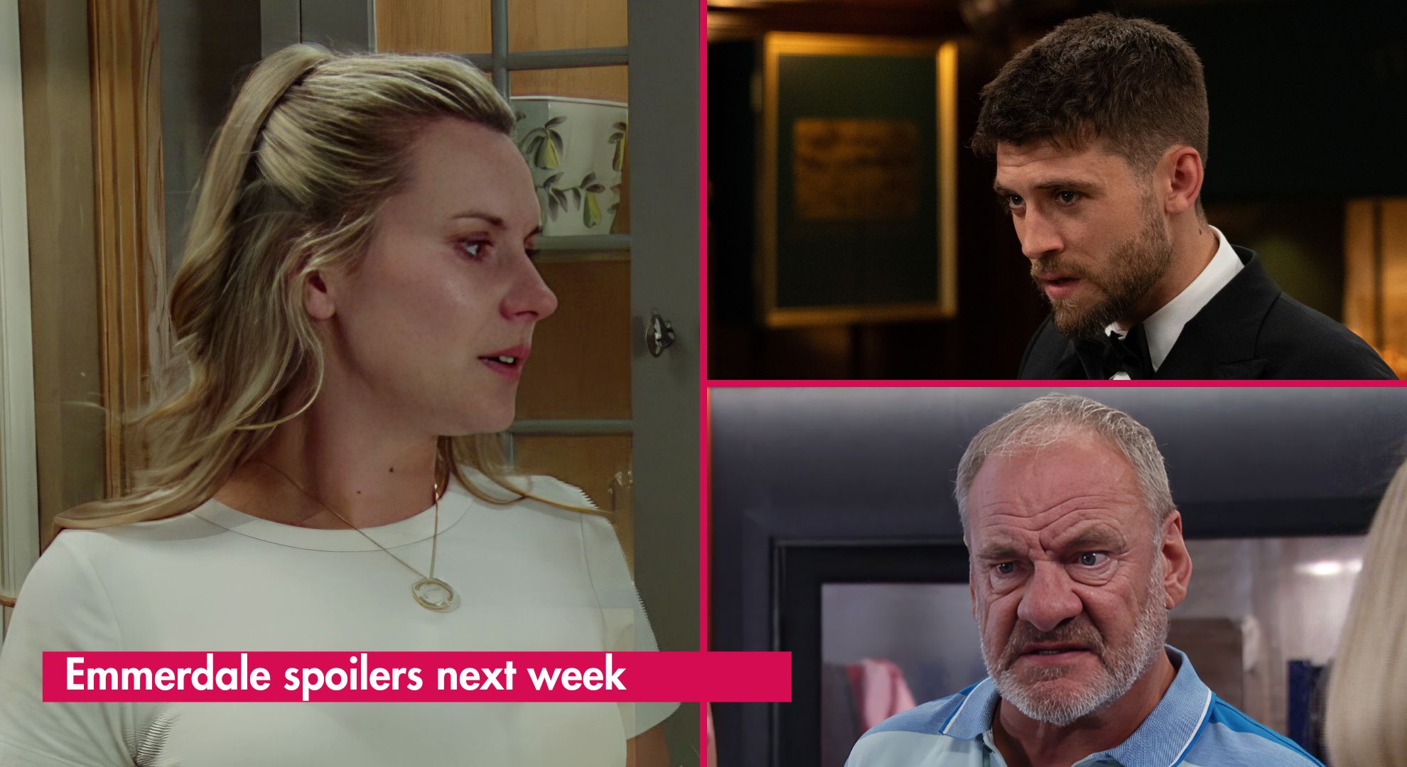 Emmerdale spoilers for next week: Danger looms at Dawn and Joe’s wedding as Jimmy’s life is about to implode