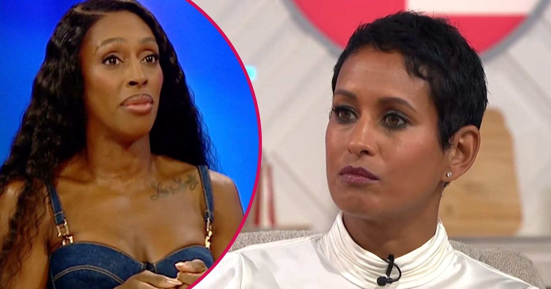 Alexandra Burke on Breakfast / Naga Munchetty on Lorraine
