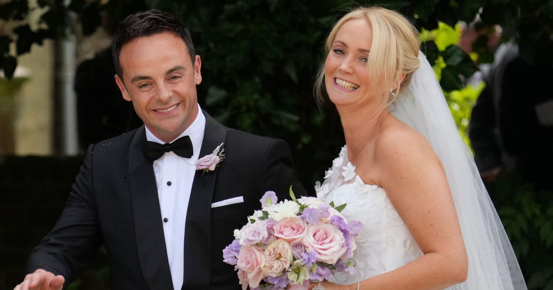 Ant McPartlin and Anne-Marie Corbett on their wedding day