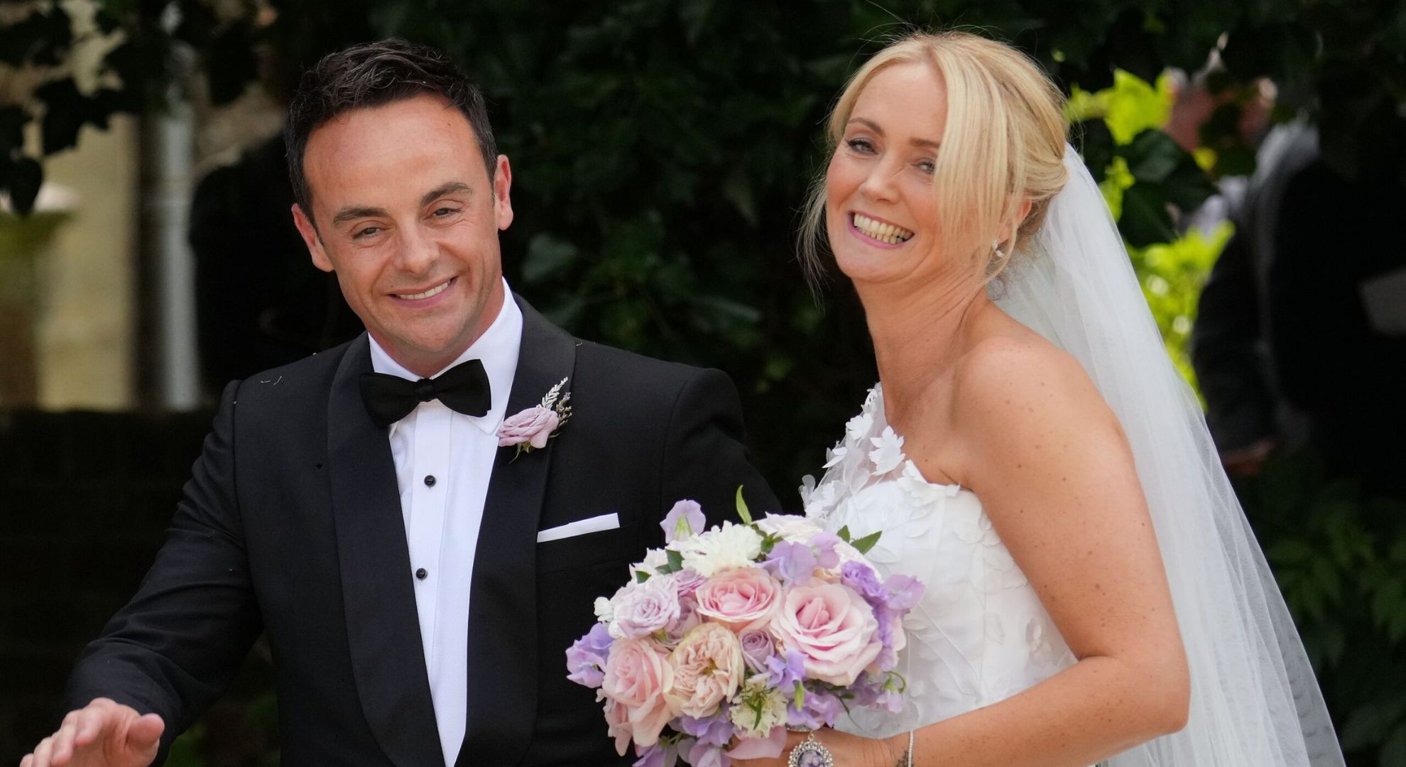 Ant McPartlin shares stunning wedding photo as he celebrates anniversary with wife Anne-Marie