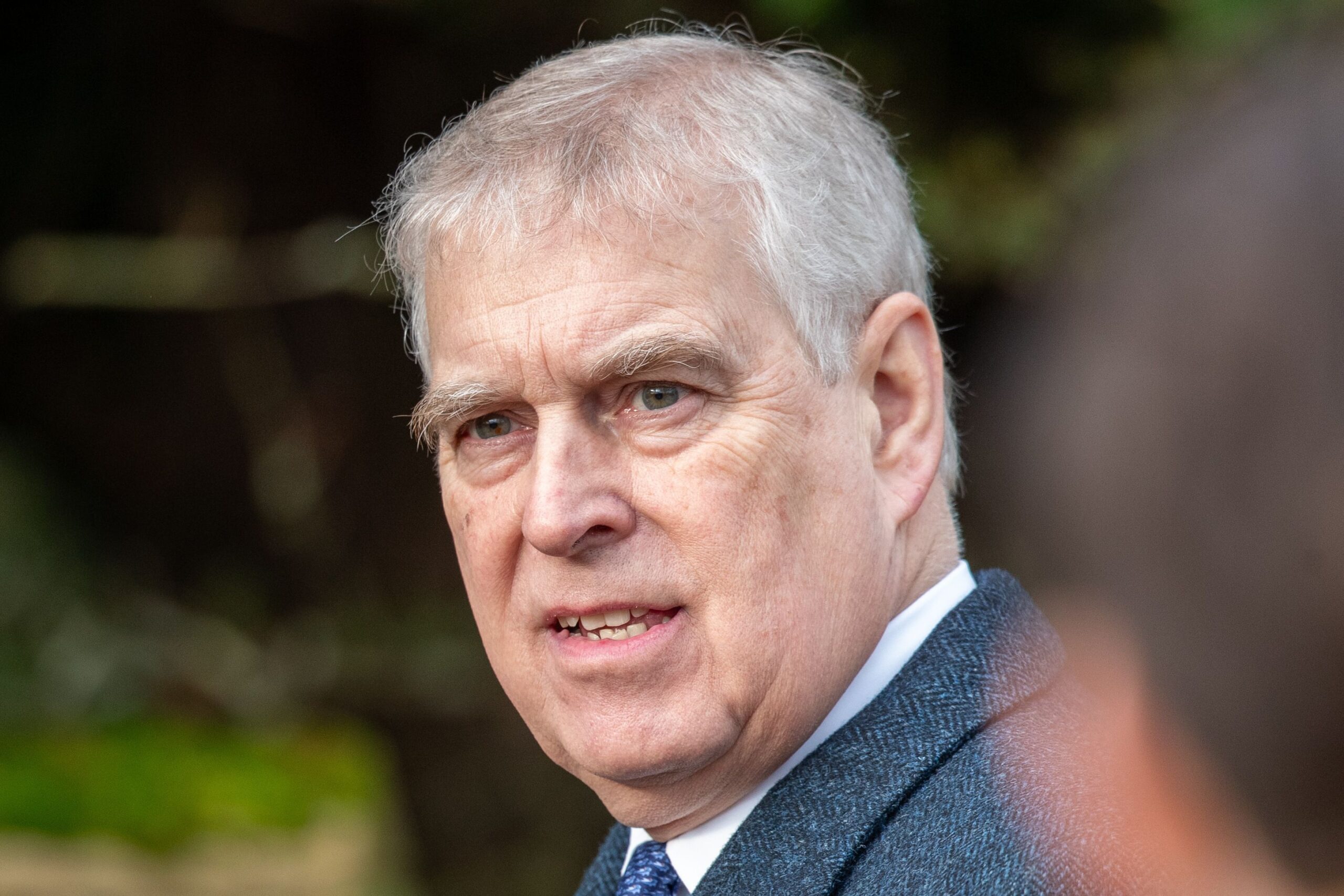 Andrew Mountbatten-Windsor at Christmas Day church service