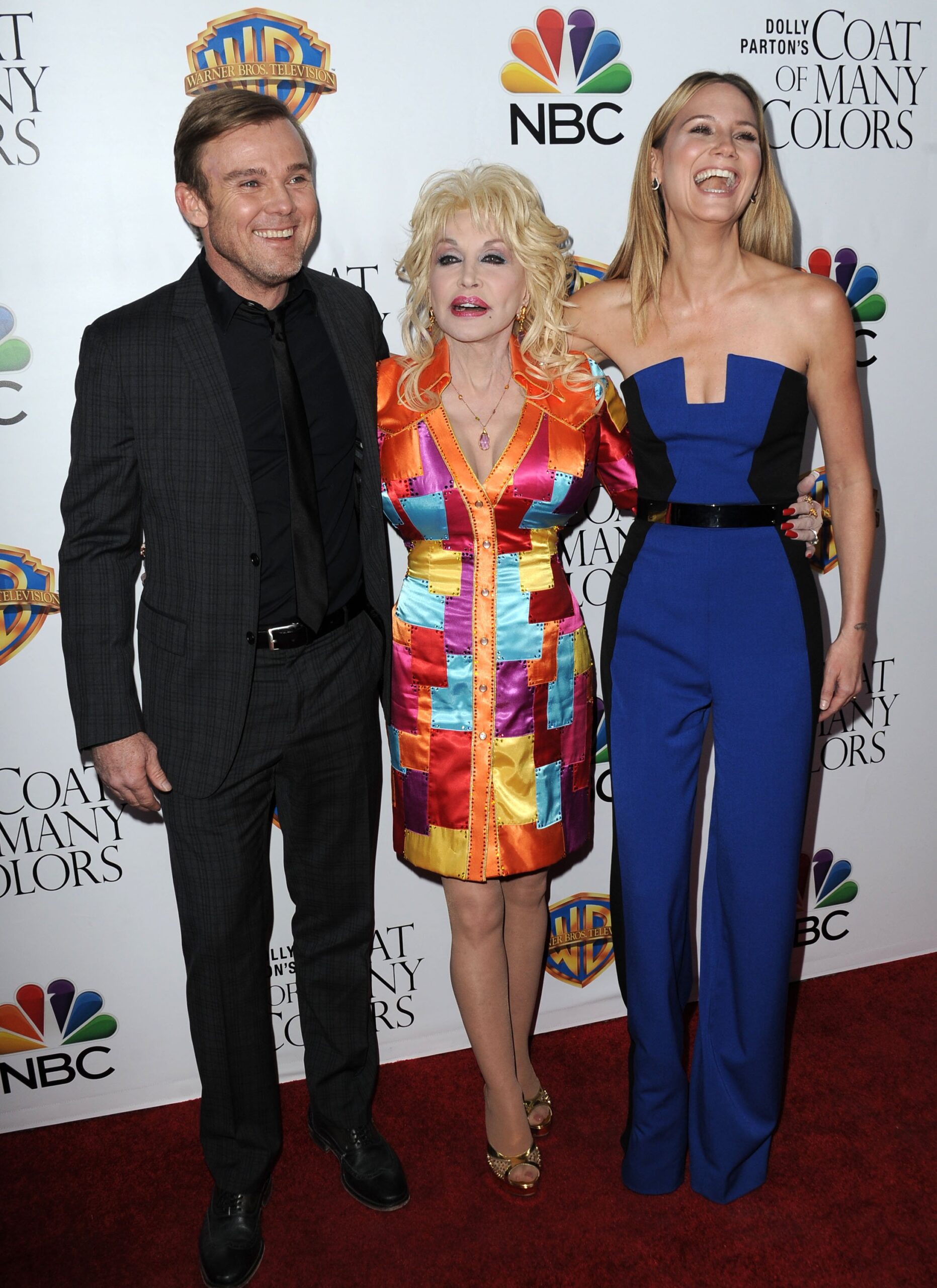 Ricky Schroder and Dolly Parton at 'Coat of Many Colors' Hollywood Premiere