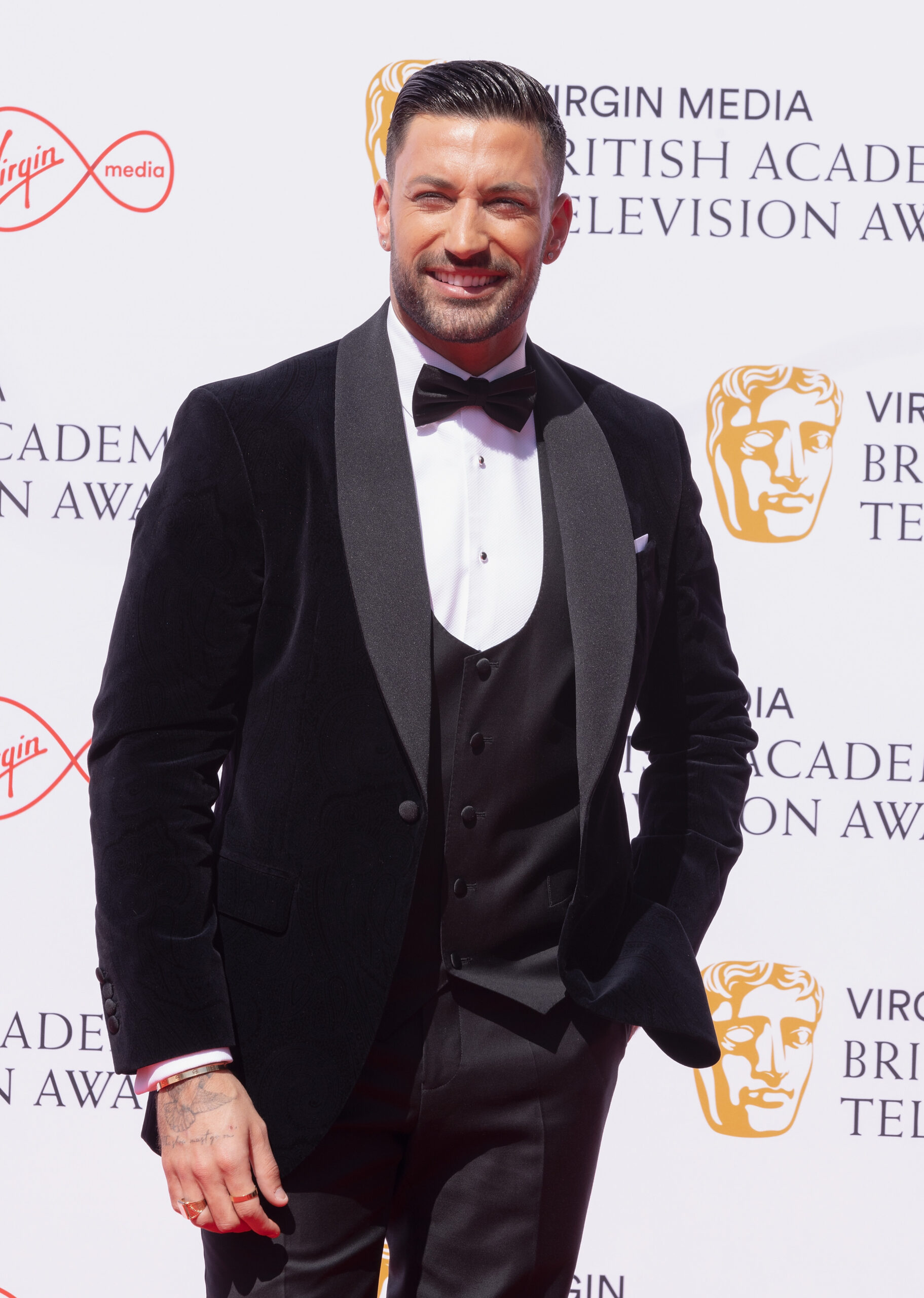 Giovanni Pernice in a tuxedo